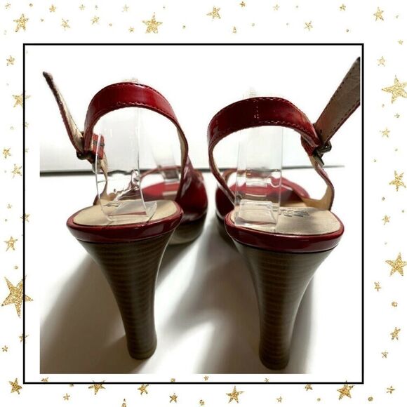 Yellow Box Red Patent "Taste" Heels 7.5 - Picture 4 of 5